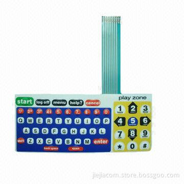 Keyboard Membrane Switch, small volume, long lifespan